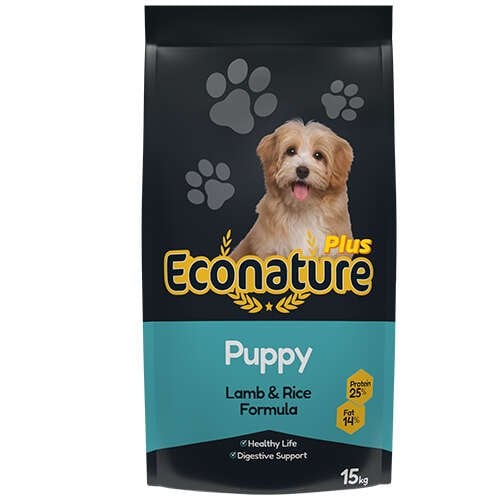 Econature Kuzu Etli ve Pirinçli Yavru Köpek Maması 15 Kg