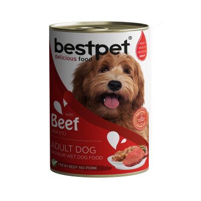 BestPet Sığır Etli Yetişkin Köpek Konservesi 400 Gr