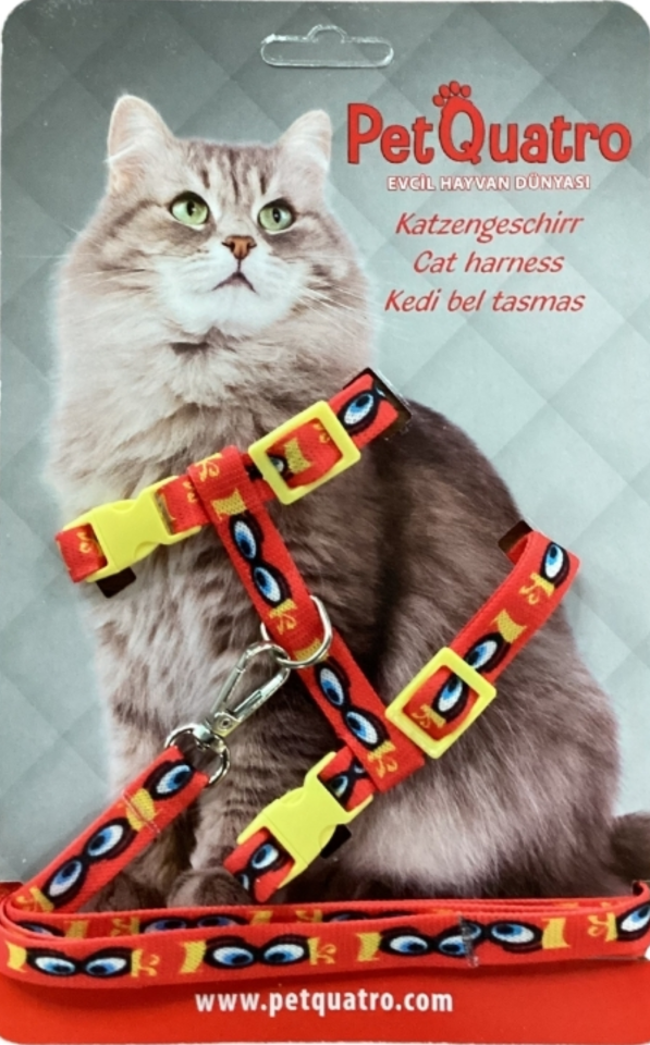 PetQuatro Kedi Göğüs Tasması