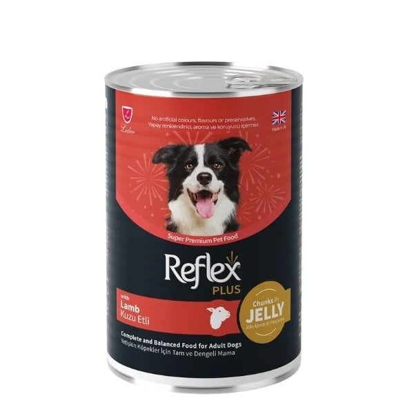 Reflex Plus Kuzu Etli Yetişkin Köpek Konservesi 400gr