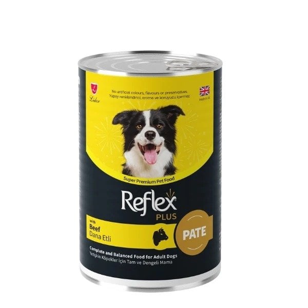 Reflex Plus Parça Dana Etli Ezme Yetişkin Köpek Konservesi 395gr