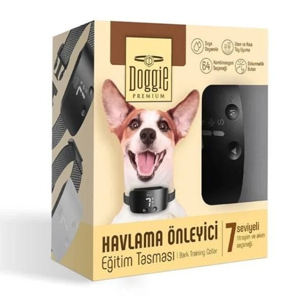 Doggie Havlama Önleyici Eğitim Tasması Siyah