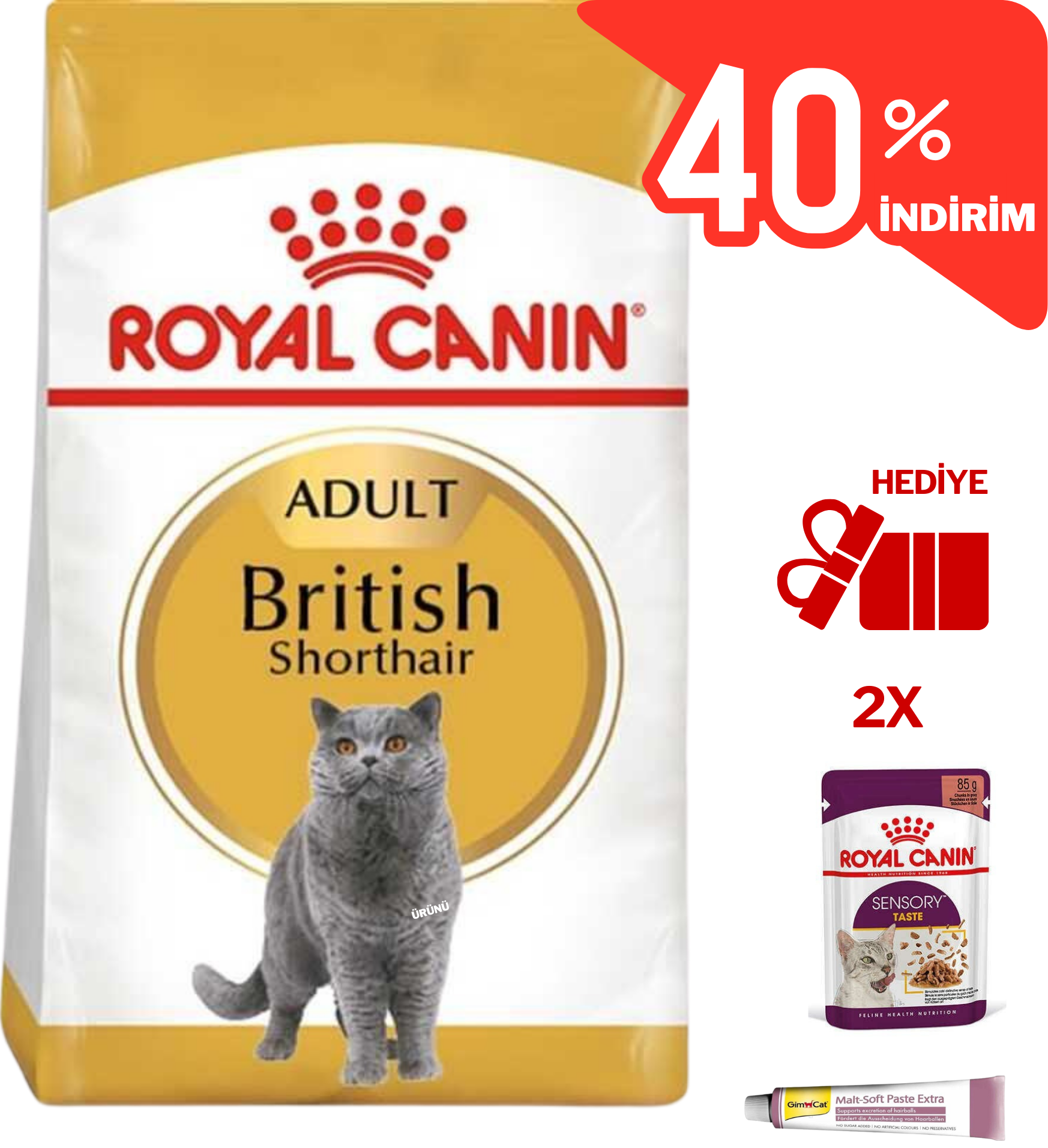 Royal Canin British Shorthair Yetişkin Kedi Maması 4 Kg