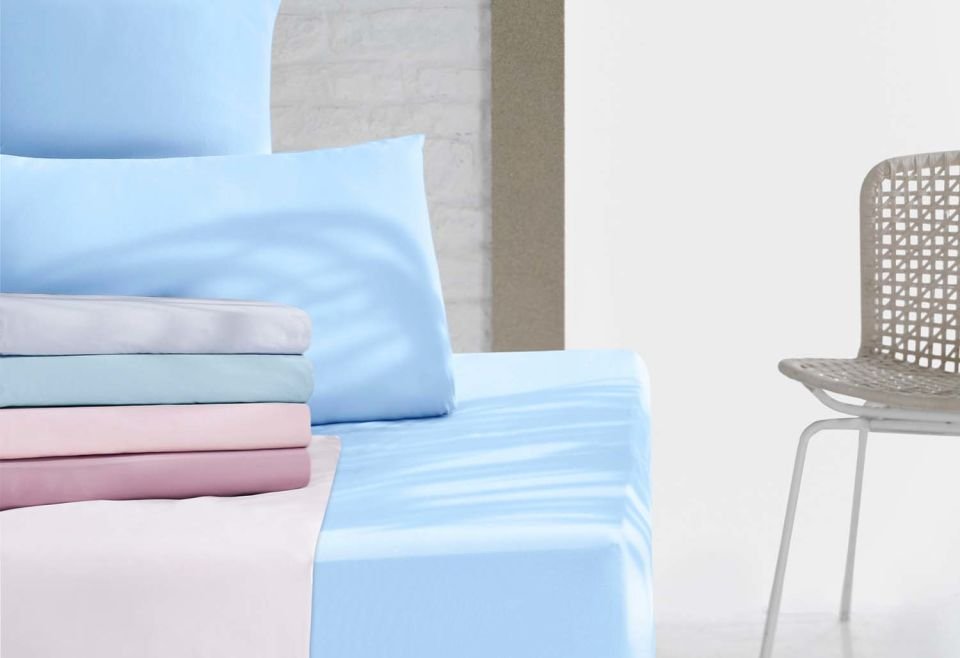 Menderes Home Cotton Collection Ranforce Tek Kişilik Çarşaf+Yastık Gül Kurusu