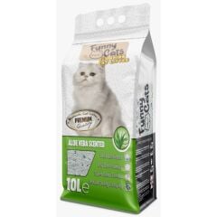 FUNNY CATS ALOEVERA 10 LT İNCE KUM