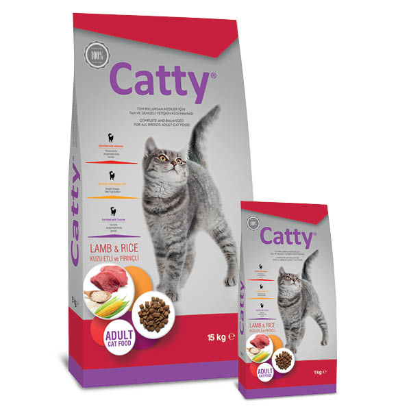 CATTY CAT ADULT KUZU ETLİ 15 KG