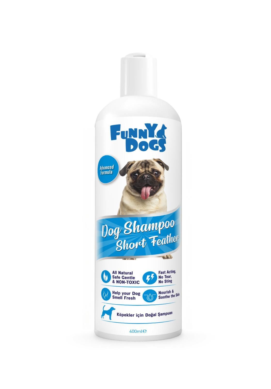 FUNNY DOG SHORT FEATHER ŞAMPUAN 400 ML