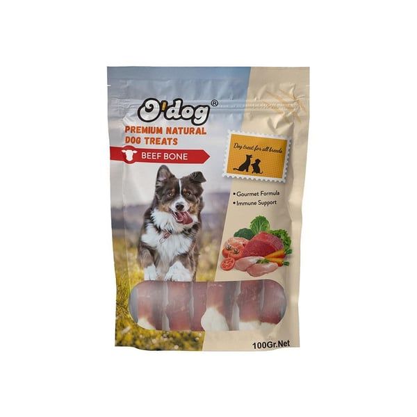 DT-5031 DANA ETLİ SARGILI KEMİK KÖPEK ÖDÜLÜ 100 GR