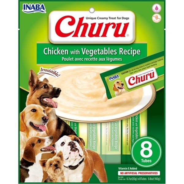 EUD605-SEBZELİ VE TAVUKLU TAMAMLAYICI KÖPEK ÖDÜL MAMASI 8X20GR