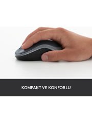 LOGITECH M185 Kablosuz Optic Siyah/Gri Mouse 910-002235