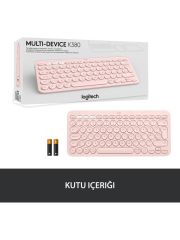 Logitech 920-010067 K380 Bluetooth Rose Klavye