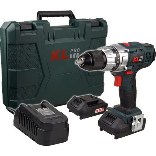 KL KLNM1420 ŞARJLI DARBESİZ VİDALAMA MATKAP 14.4V 2.0AH   27 NM  1.2 KG ÇİFT AKÜLÜ