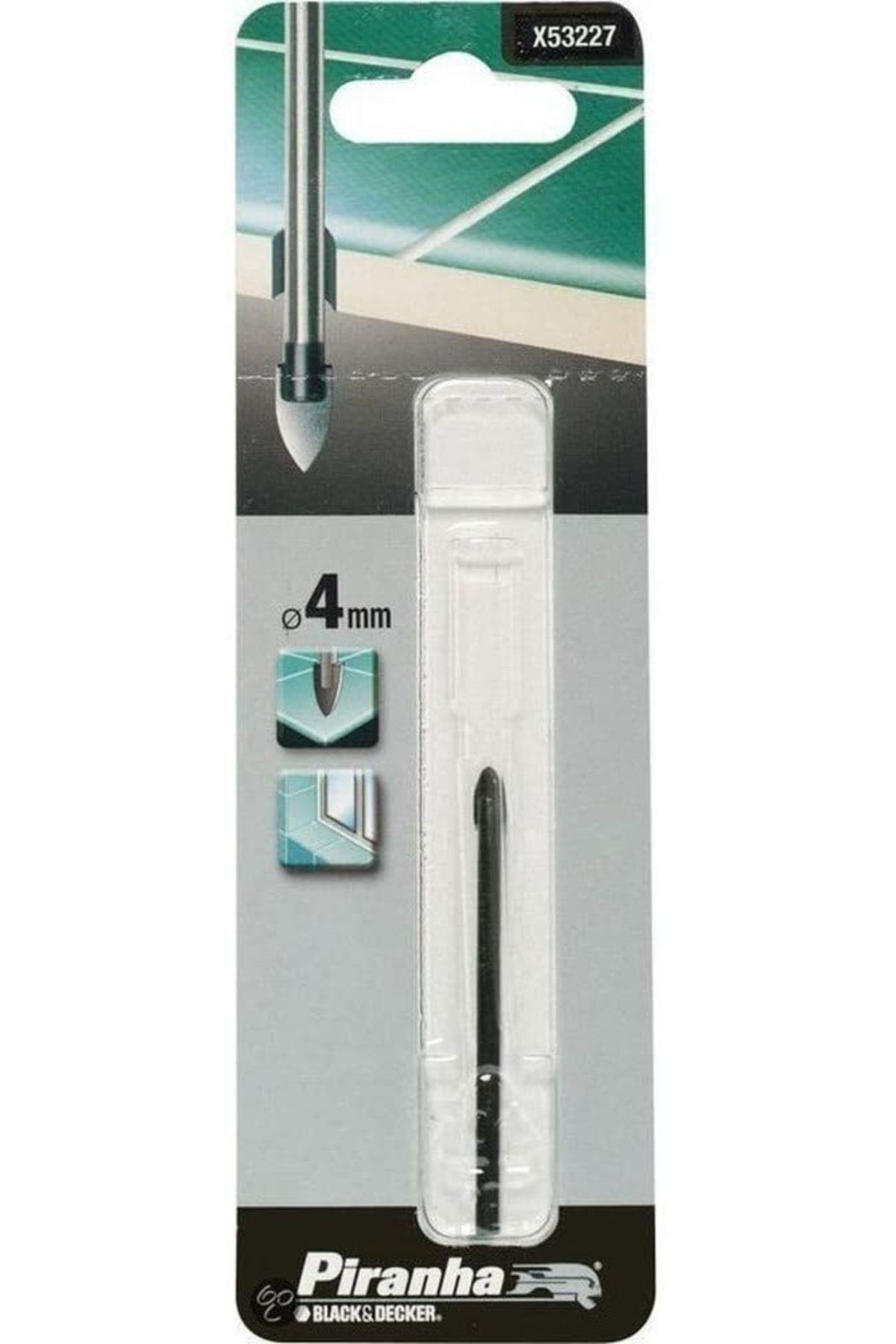 BLACK DECKER X53227 4 MM CAM VE FAYANS DELME UCU METALİK