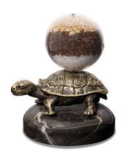 Turtle Sculpture on a Marble Base - Abundance and Prosperty