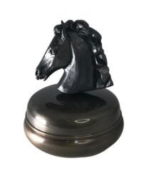 Antique Candle with Horse Statue L