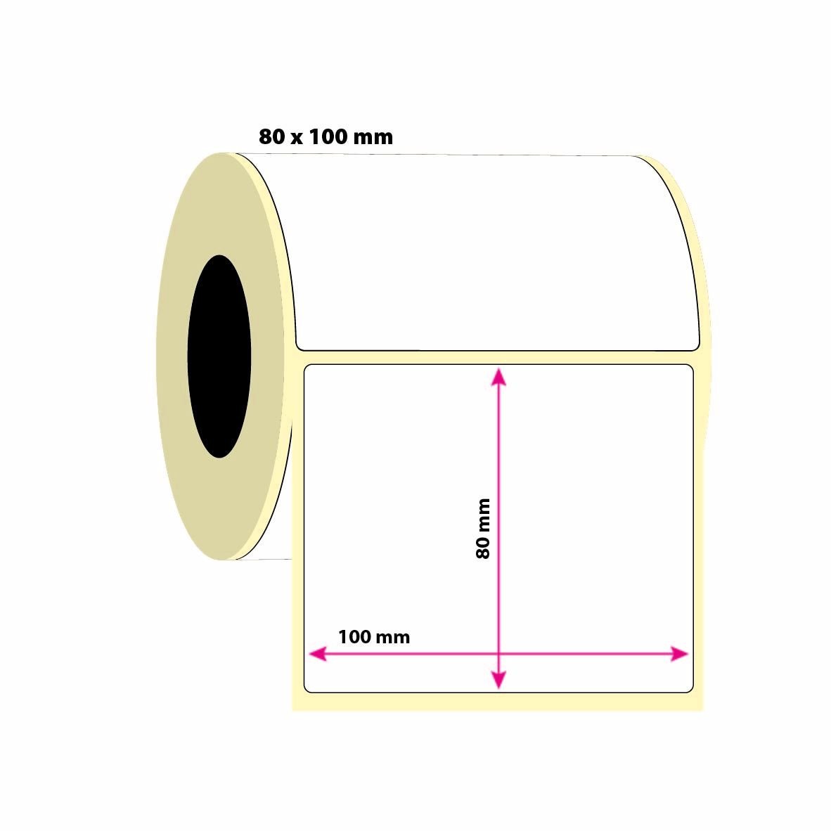 80X100 Kuşe Etiket 500 Adet (8687073831164)