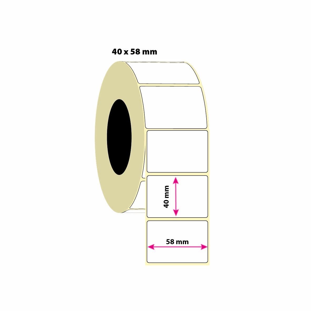 40x58mm Termal Etiket 500 Adet (8687073831124)