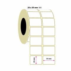 25x35mm İkili PP Opak Etiket 3000 Adet (8687073831851)