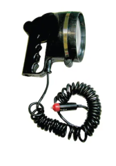 SU GEÇİRMEZ EL PROJEKTÖRÜ SİYAH PLASTİK 12 V