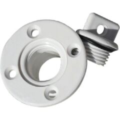 PLASTİK MİÇOZ BEYAZ YUVARLAK 1/2''