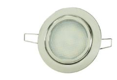 KROM GÖMME SPOT 24 V GÜN IŞIĞI   9 LED YAYLI
