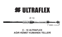 ULTRAFLEX AĞIR HİZMET KUMANDA TELİ 13 MT 43 FEET