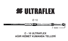 ULTRAFLEX AĞIR HİZMET KUMANDA TELİ 16 MT 53 FEET