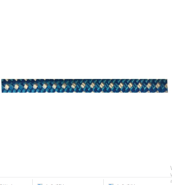 RENKLİ İSKOTA HALATI 10 MM MAVİ