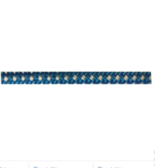 RENKLİ İSKOTA HALATI 14 MM MAVİ