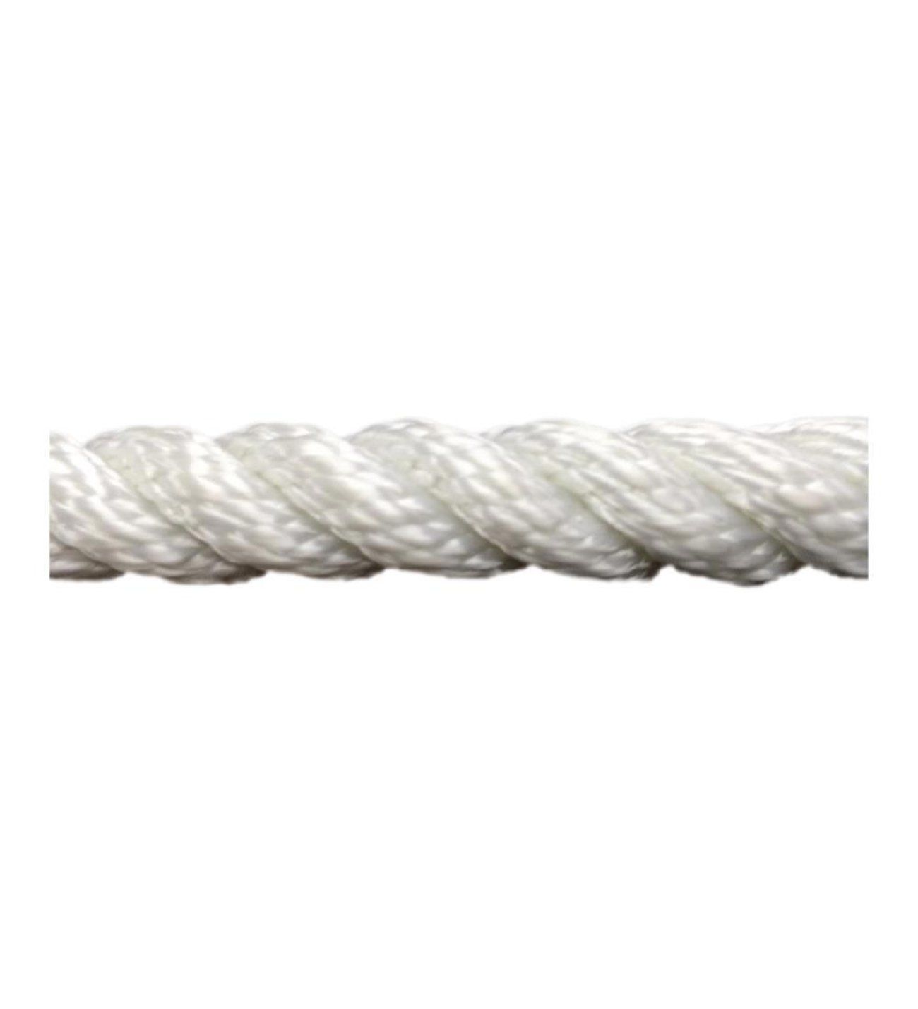 POLYESTER HALAT 3 KOLLU 12 MM BEYAZ