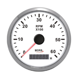 DEVİR GÖSTERGESİ 8000 RPM BEYAZ