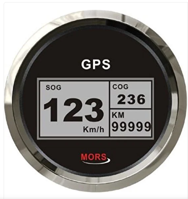 SÜRAT GÖSTERGESİ 55 MPH SİYAH GPS ANTENLİ