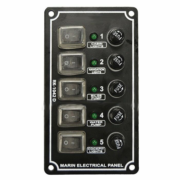 MORS 5'Lİ  SWITCH PANEL DİKEY