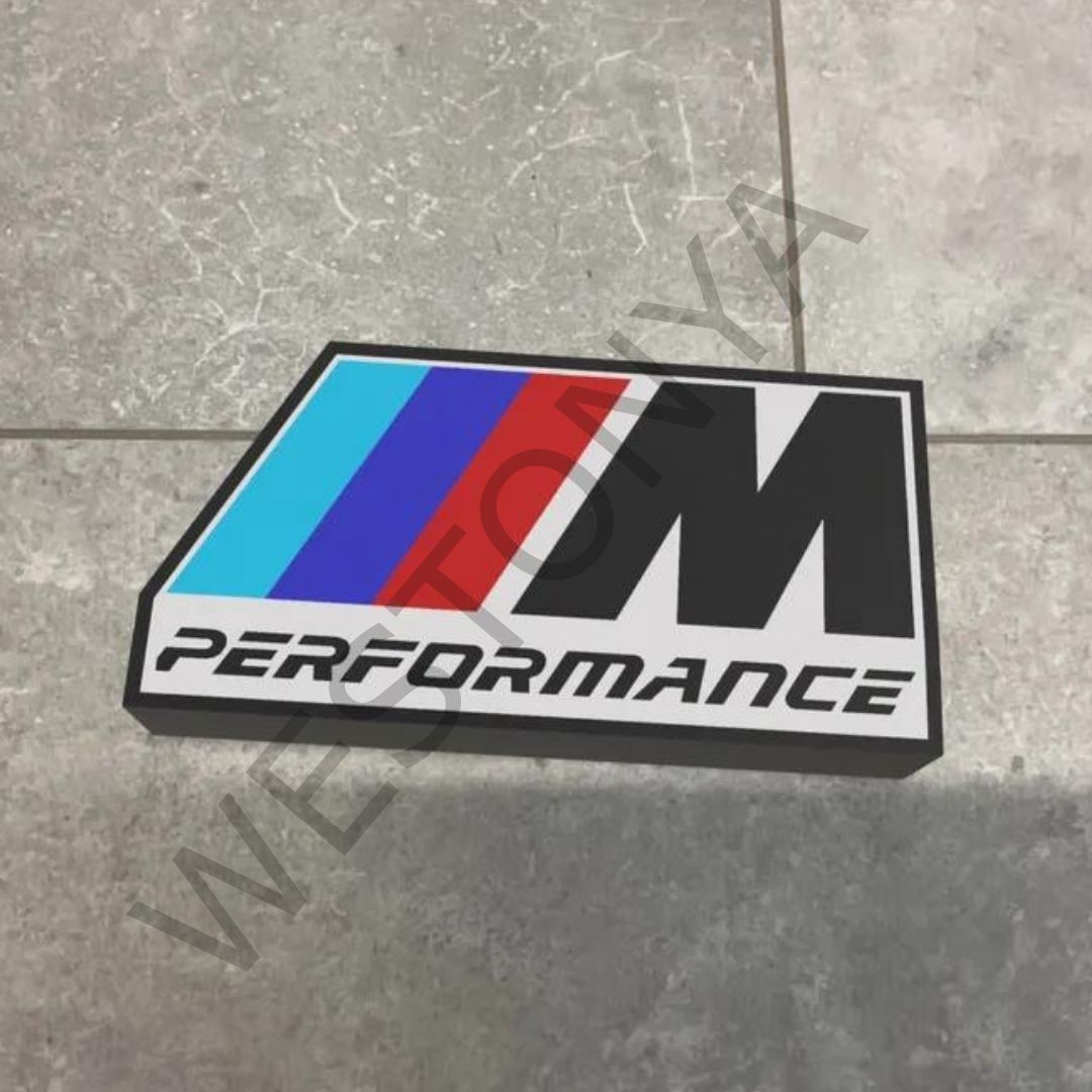 M Power Performance Işıklı Gece Lambası