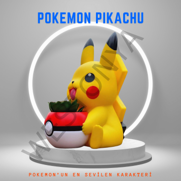 Pokemon Pikachu saksı