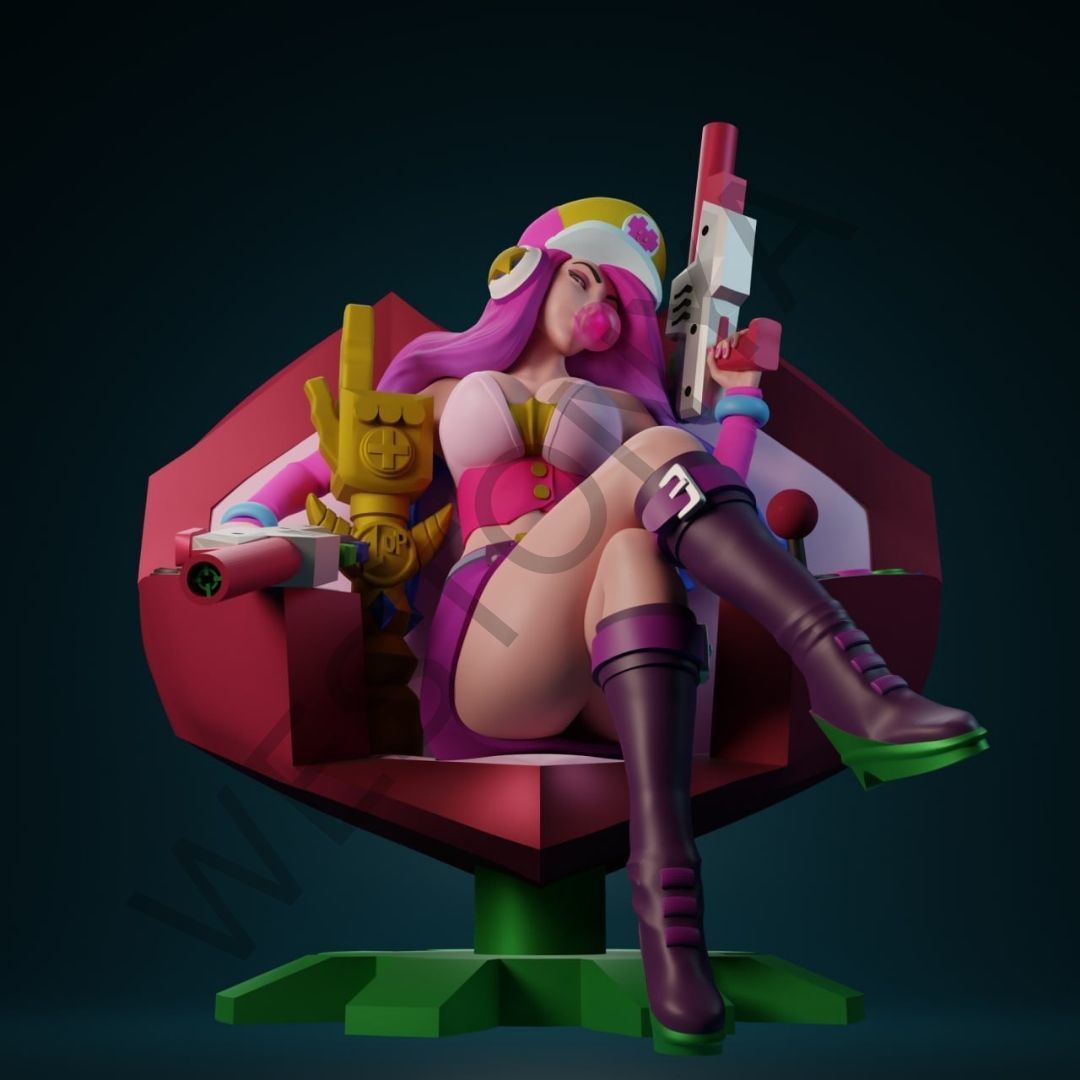 Arcade Miss Fortune 3D Baskı Figürü