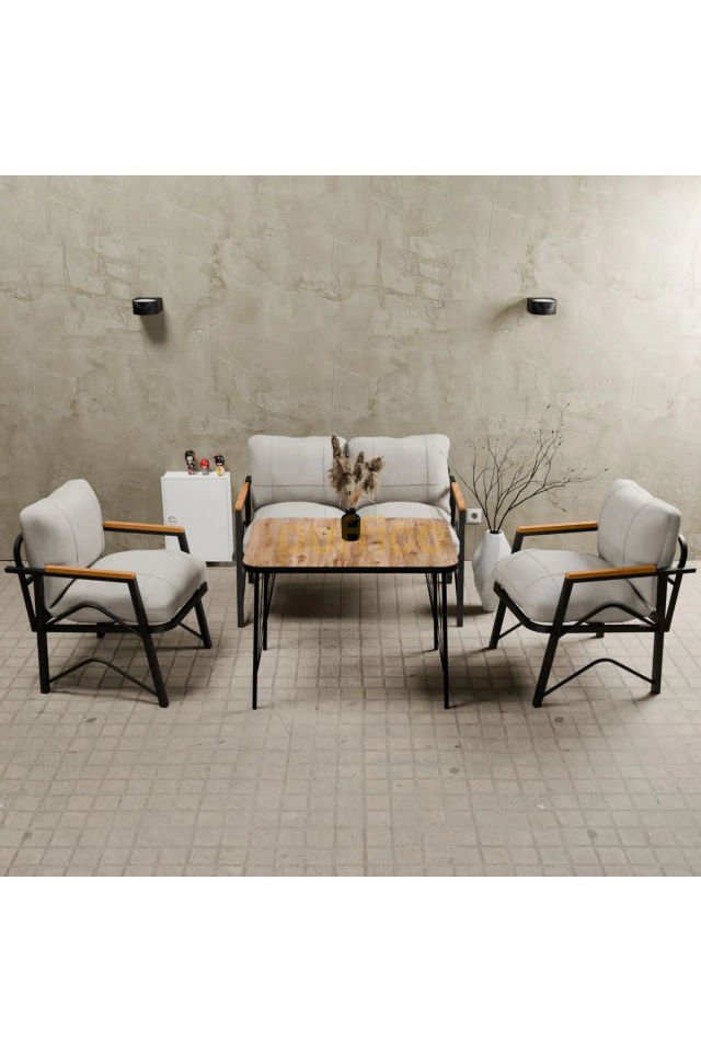 Bahçe Takımı Çay Seti 2+1+1