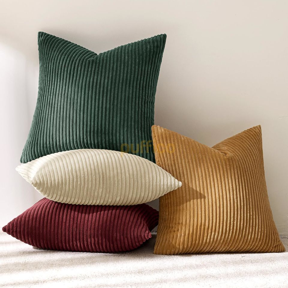 Kırlent Kılıfları 40x40 cm 4'lü Set Modern Dekoratif Kırlent Kılıfları Yumuşak Kadife Ev Dekorasyonu karışık2 - 40x40