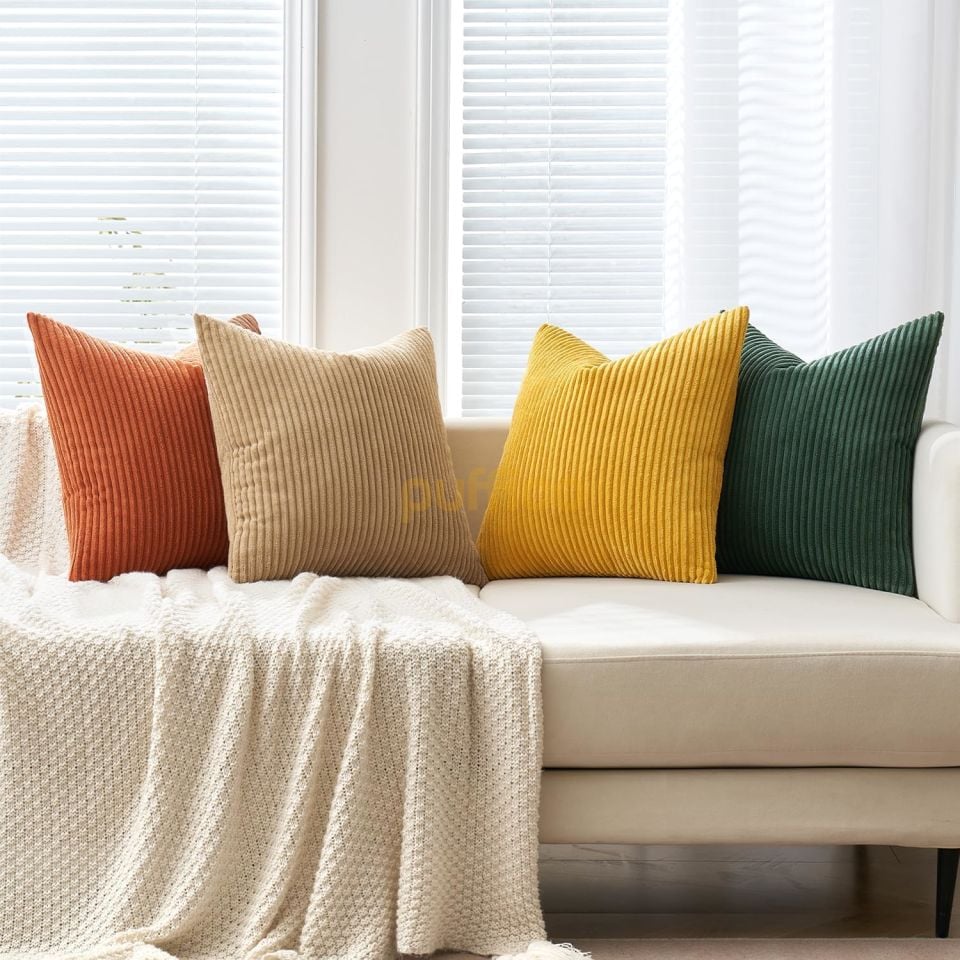 Kırlent Kılıfları 40x40 cm 4'lü Set Modern Dekoratif Kırlent Kılıfları Yumuşak Kadife Ev Dekorasyonu karışık3 - 40x40