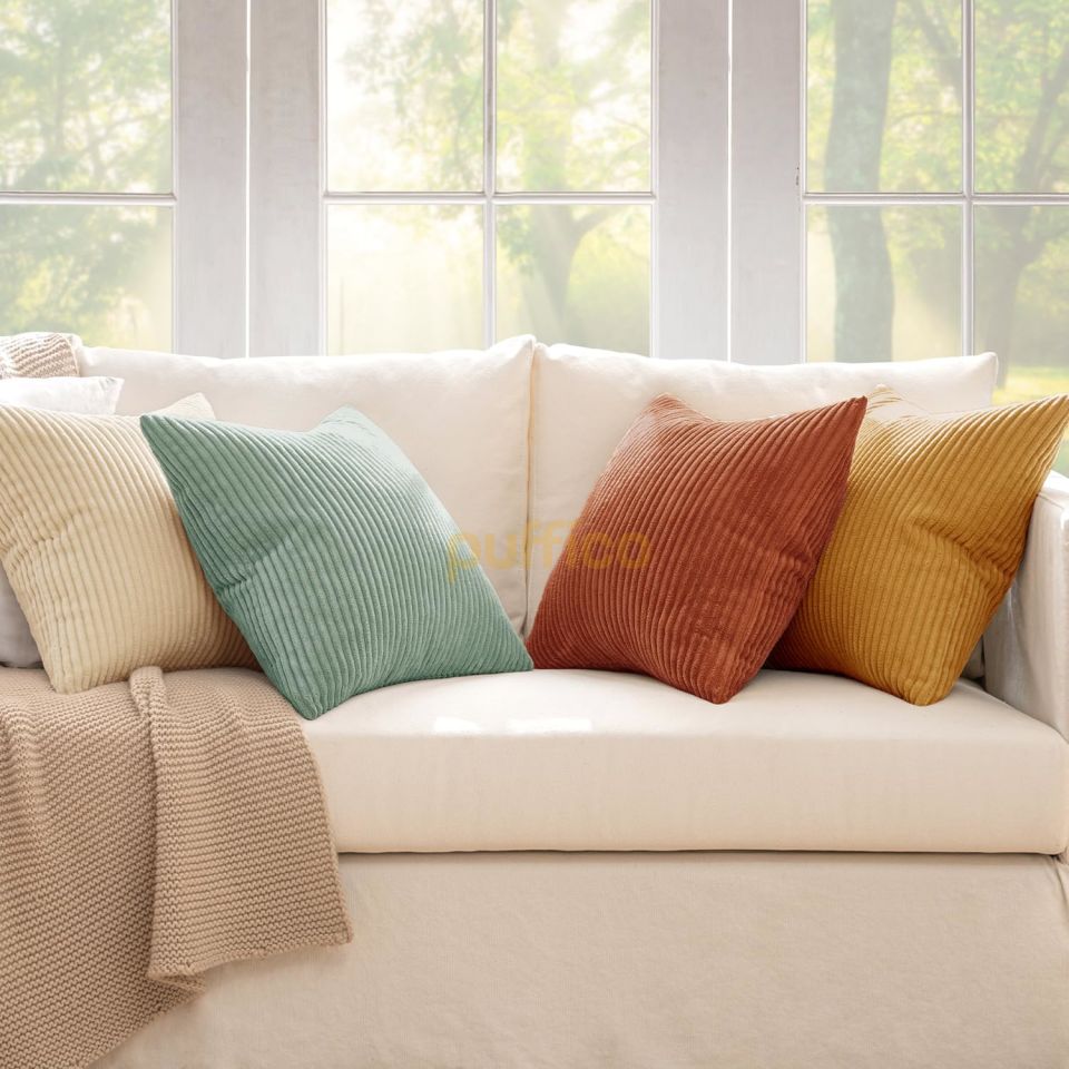 Kırlent Kılıfları 40x40 cm 4'lü Set Modern Dekoratif Kırlent Kılıfları Yumuşak Kadife Ev Dekorasyonu karışık4 - 40x40