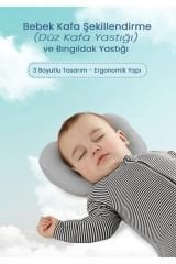 Bebek Kafa Yastığı Gri
