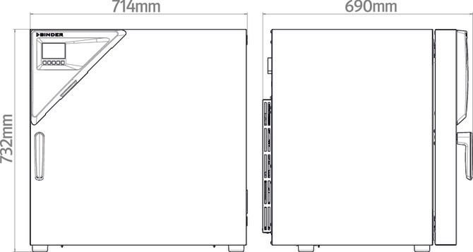 Binder FP115 Model Fanlı ve Program Fonksiyonlu Etüv, 116 Litre, Ortam Sıcaklığı + 10°C - 300°C