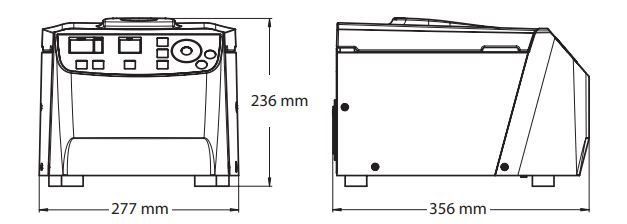 Ohaus Frontier™ 5000 Serisi FC5707+R09 230V Model Masa Üstü Multi Santrifüj (4x50ml RB/FA veya 4x15ml RB/FA açılı rotor ile)