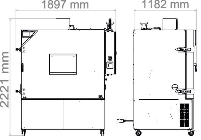 Binder LIT MK 720 Model Pil Test Kabini, 734 Litre, -40°C ila +110°C