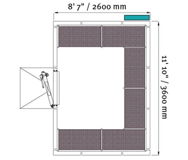 Binder WIC2 Model Girilebilen Stabilite Test Kabini, 18523 Litre, 10 - 50°C, Klimalı