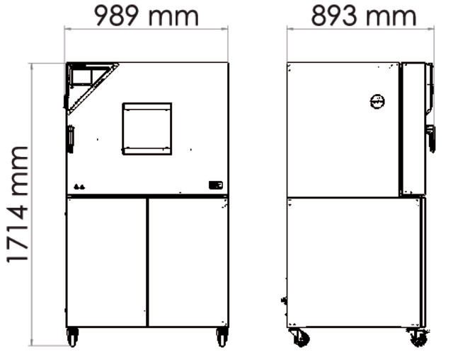 Binder MKT115 Model Genişletilmiş Düşük Sıcaklık Aralıklı Dinamik İklimlendirme Kabini, 115 Litre, -70...180°C