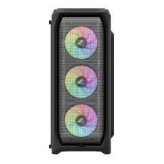 ZALMAN N5 MF ATX Mid Tower 4 RGB Fanlı Kasa 1 x Kulaklık, 1 x Mikrofon, 2 x USB 2.0, 1 x USB 3.0, Fan Kontrol, Renkli Akralik Panel, PCI/AGP365mm