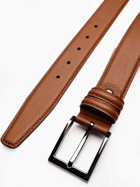 TABACO LION BELT ECHTLEDER HERRENGÜRTEL 094 TABA LEDER - 110CM