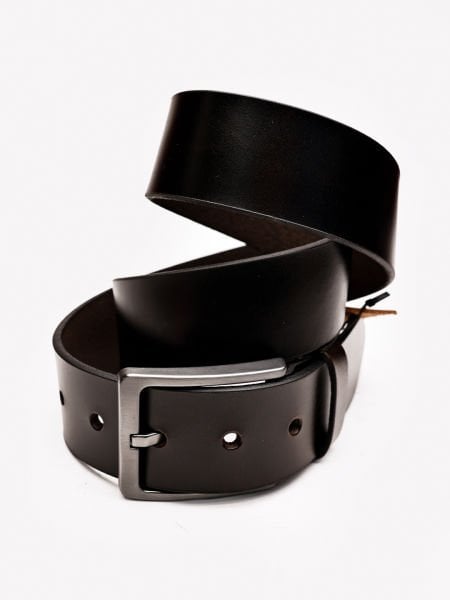 BLACK LION BELT 025 HAKİKİ DERİ ERKEK TARZ KEMER 025 SİYAH ANTİK - 115CM
