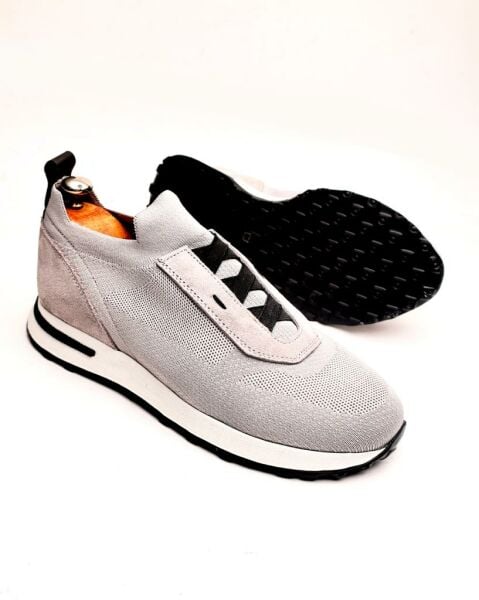 İBAY GREY VOYAGER RAHAT ERKEK ÖRME AYAKKABI GRİ - 45